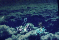ciclistas cielo
